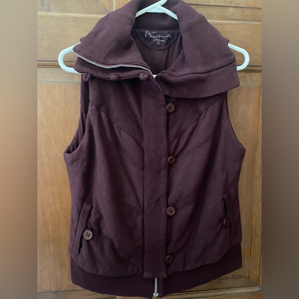 Citizens of Humanity By Jerome Dahan Burgundy Vest